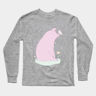 Happy vegan! Long Sleeve T-Shirt